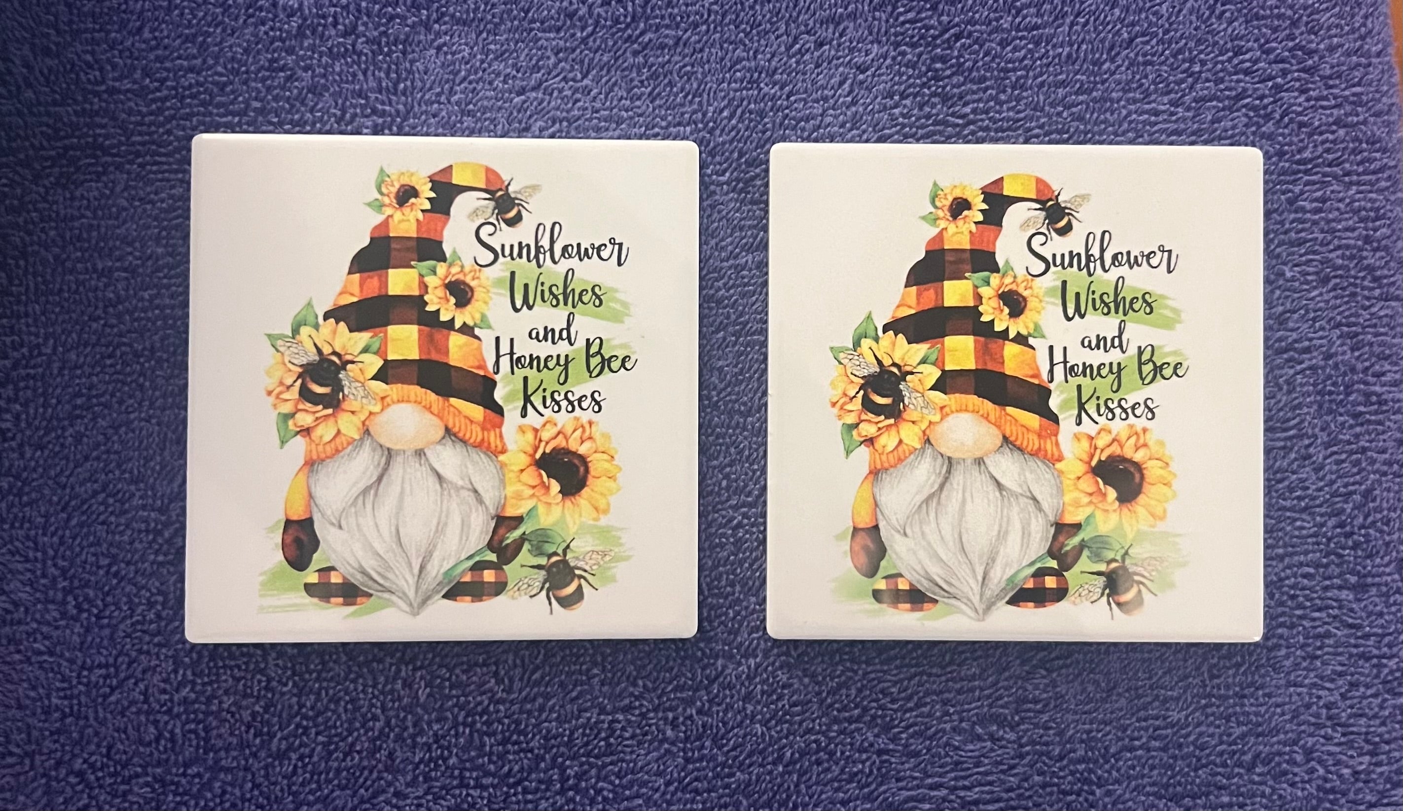 Sunflower Coasters