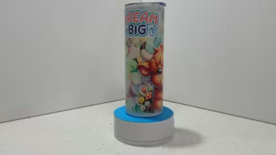 Dream Big Highland Cow 20 oz.